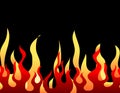 Red burning flame pattern Royalty Free Stock Photo