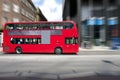 Red bus Royalty Free Stock Photo