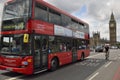 Red bus and Big Ben. London Royalty Free Stock Photo