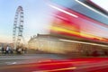 Red bus in London. Royalty Free Stock Photo