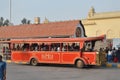 Red bus at Ramoji film city, Hyderabad