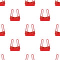 Red bustiers pattern seamless vector Royalty Free Stock Photo