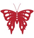 Red Butterfly Royalty Free Stock Photo