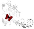 Red butterfly