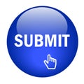 Submit web button Royalty Free Stock Photo