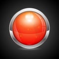 Red Button Royalty Free Stock Photo