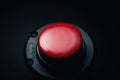 Red Button Activate Urgent Trigger Royalty Free Stock Photo