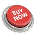 Red buy now button with metal ring Royalty Free Stock Photo