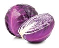 Red cabbage isolated Royalty Free Stock Photo