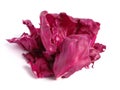 Red cabbage leaves Royalty Free Stock Photo