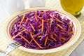 Red cabbage salad Royalty Free Stock Photo