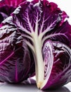 Red cabbage is a vegetable crop with red-violet leaf color and a common food product. Vegetable is used for fresh