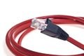 Red cable Royalty Free Stock Photo