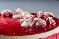 Red Cake Decorations Royalty Free Stock Photo