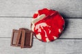 red cake sweets dessert delight snack Holiday Royalty Free Stock Photo