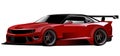 Red camaro sports car Royalty Free Stock Photo