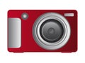 Red camera Royalty Free Stock Photo