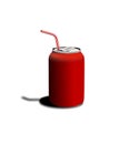 Red can Royalty Free Stock Photo