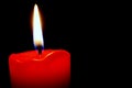 Red candle Royalty Free Stock Photo