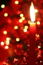 Red Candle Royalty Free Stock Photo