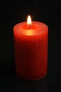 Red candle Royalty Free Stock Photo