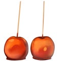 Red candy apples