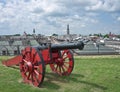 Red cannon Royalty Free Stock Photo