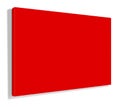 Red Canvas Wraps template for presentation layouts and design. 3D rendering