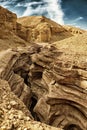 The Red Canyon in the Eilat Mountains, Israel HDR Royalty Free Stock Photo