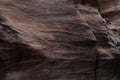 Red canyon in Israel near Eilat. Picturesque and undulating rocks hollowed out by rain in sandstone in the Negev desert