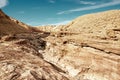 The Red Canyon attraction in the Eilat Mountains, Israel. HDR pi Royalty Free Stock Photo