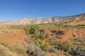 Red canyons near Turtle Rock next to Cub Creek Road Royalty Free Stock Photo