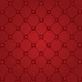 Red capitone tufted fabric upholstery texture