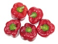 Red Capsicums Royalty Free Stock Photo