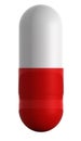Red capsule Royalty Free Stock Photo