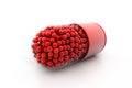 Red capsule Royalty Free Stock Photo