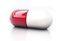 Red capsule Royalty Free Stock Photo
