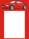 Red car background