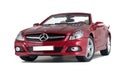 Red car cabriolet Royalty Free Stock Photo