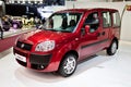 Red car Fiat Doblo