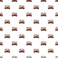 Red car, front view pattern Royalty Free Stock Photo