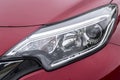 Red car headlight Royalty Free Stock Photo