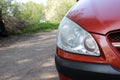 red car headlight Royalty Free Stock Photo