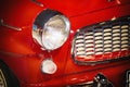 Red Car Headlight Royalty Free Stock Photo