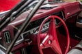 Red car interior Royalty Free Stock Photo