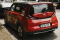 Red car, Kia Soul Electric, Cars Inspirations Royalty Free Stock Photo