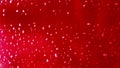 Red car after rain. Water drops collect on top of metal surface. red water drops on abstract background Royalty Free Stock Photo