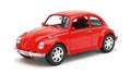 A red car is shown on a white background (ai generated) Royalty Free Stock Photo
