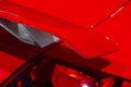 Red car spoiler