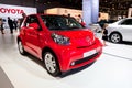 Red car Tayota iQ